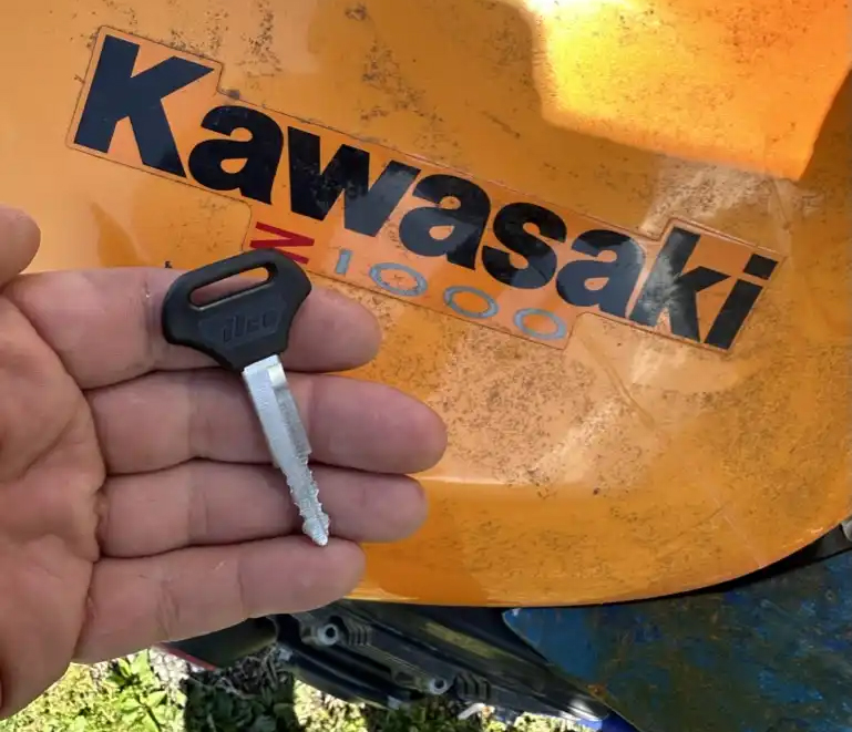 kawasaki bike Key Replacement